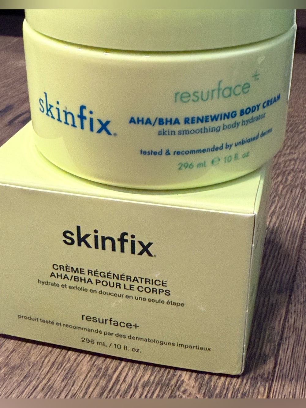 Skinfix Resurface+ AHA/BHA Renewing Body Cream - NIB